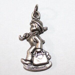 Vintage Sterling Silver Hummel Club Goebel Boy Charm